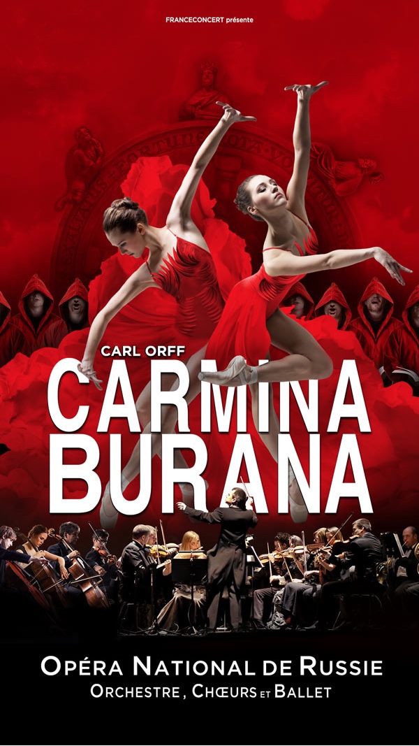 Affiche. TRM. FranceConcert présente Carmina Burana de Carl Orff. 2022-01-25